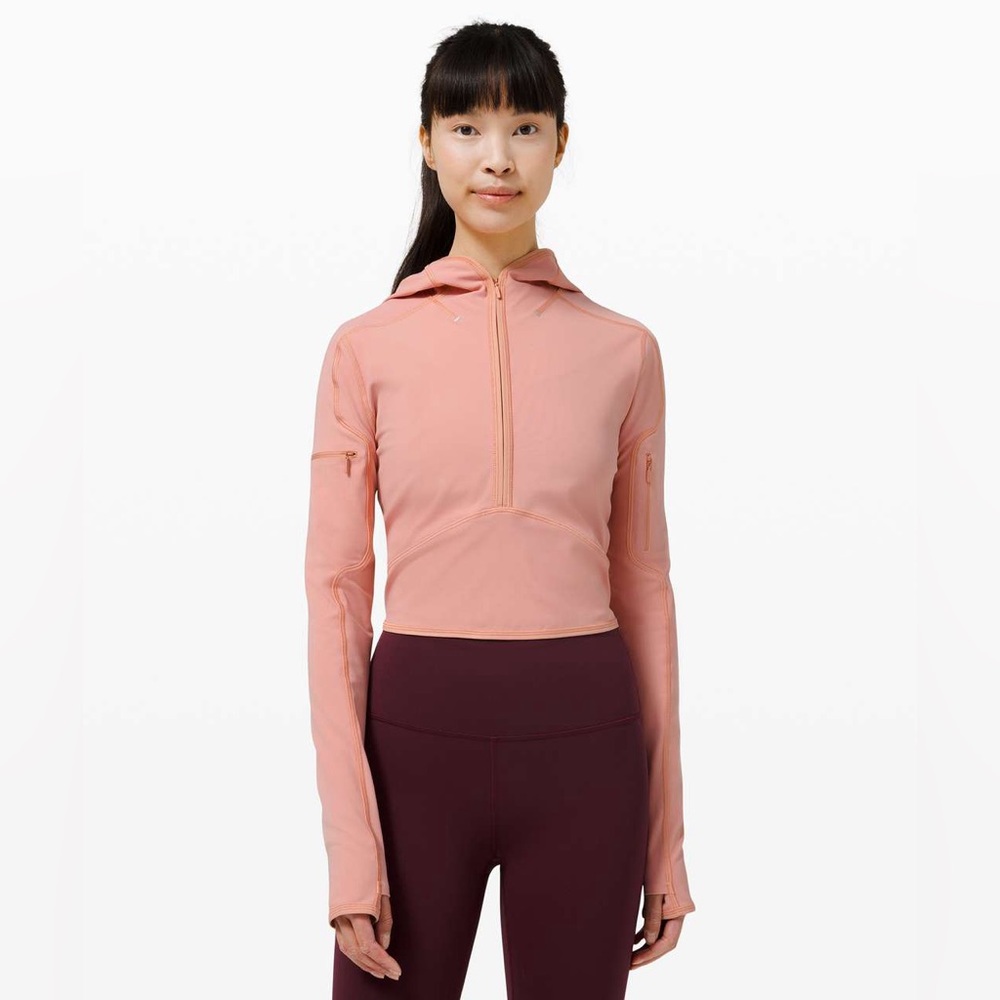 Lululemon Break a trail half zip hoodie